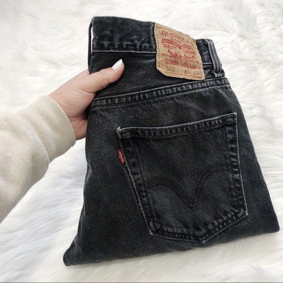 Levi's Denim - Faded Black 505 Levi’s Jeans